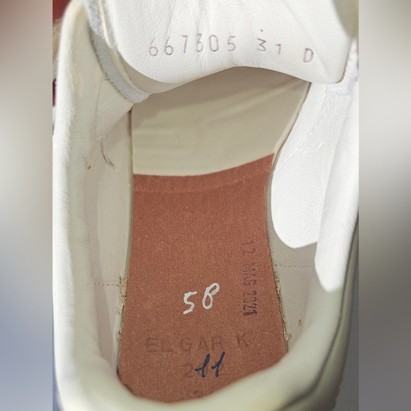 Kids Alexander McQueen White Shoes - Picture 4 of 5